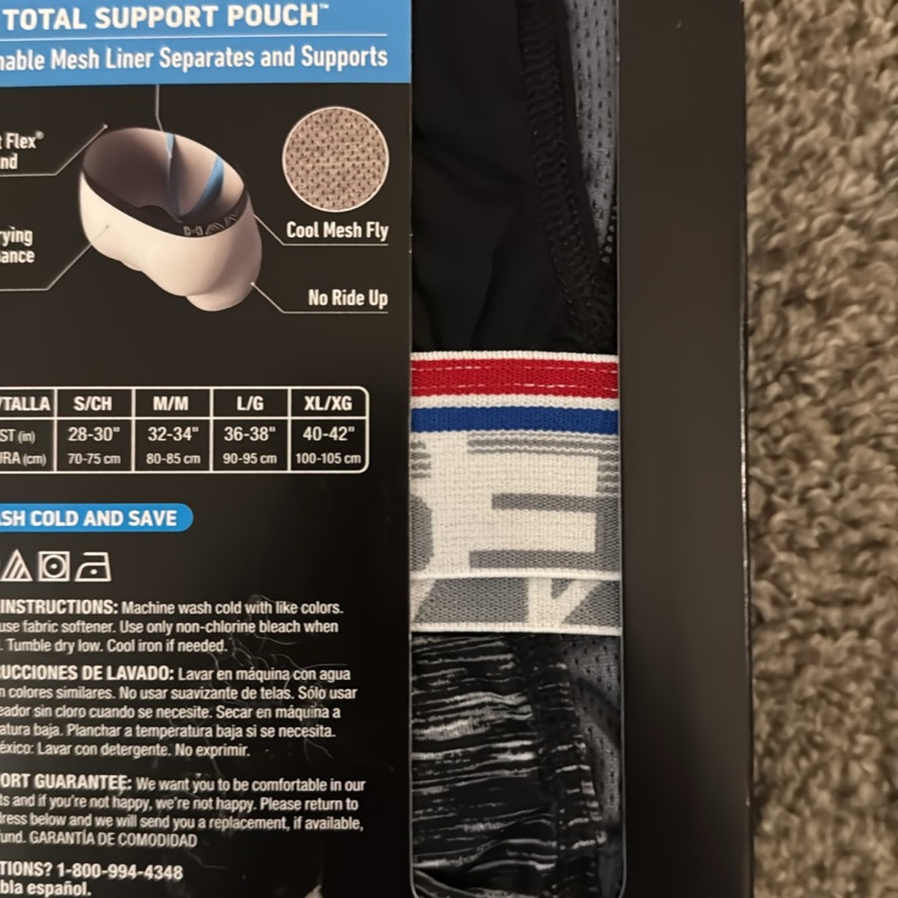Hanes Premium X-Temp Trunks (Boxer Briefs) Sizes Small & X-Large - Picture 4 of 5
